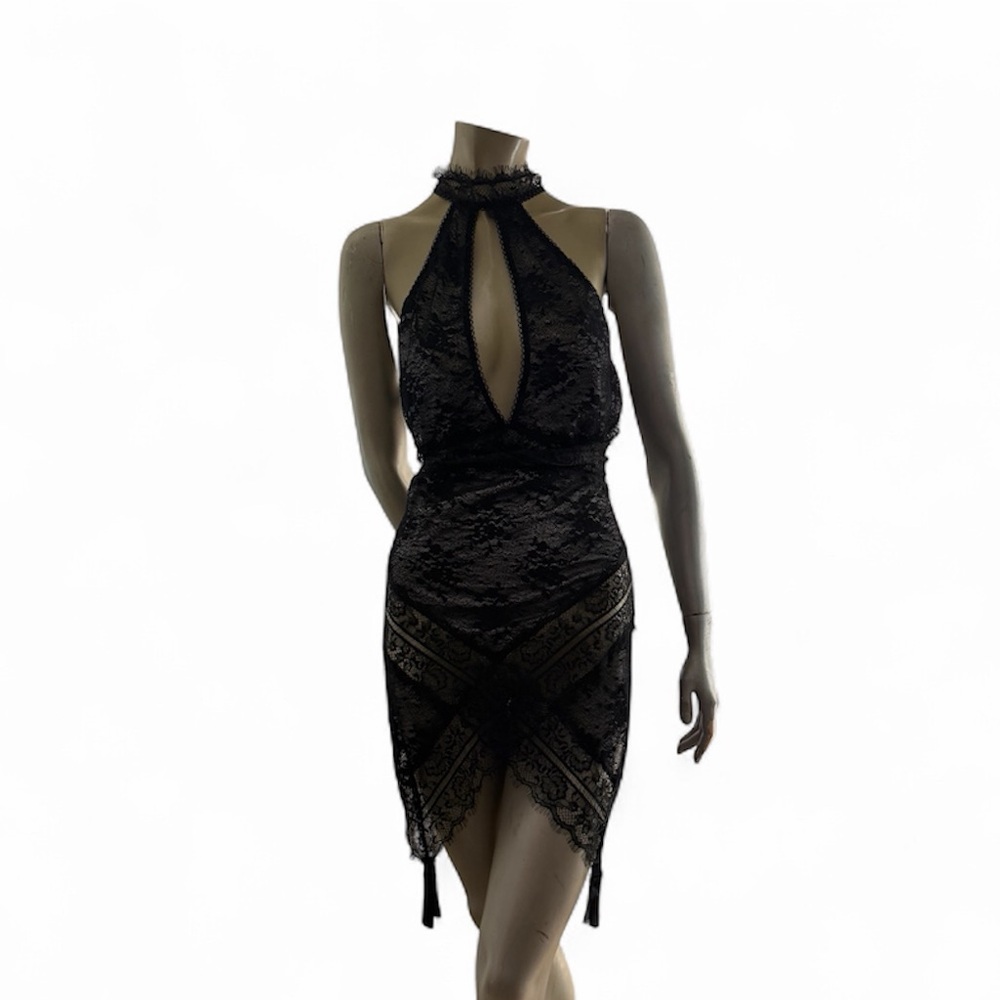 Oh La La Cheri Lace Garter Chemise Set- NWT-2X!
